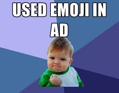 Emoji AdWords