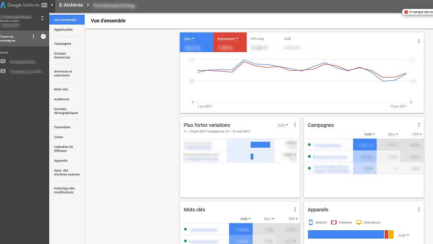 Découvrez la nouvelle interface AdWords et ses fonctionnalités