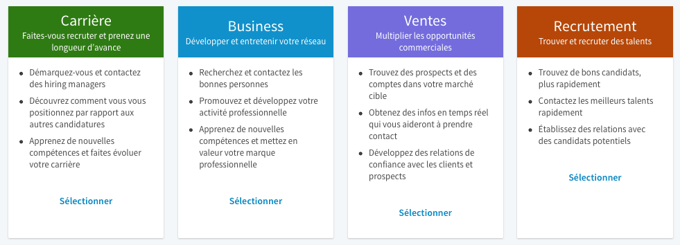 abonnement LinkedIn premium