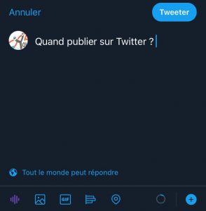 quand publier sur twitter