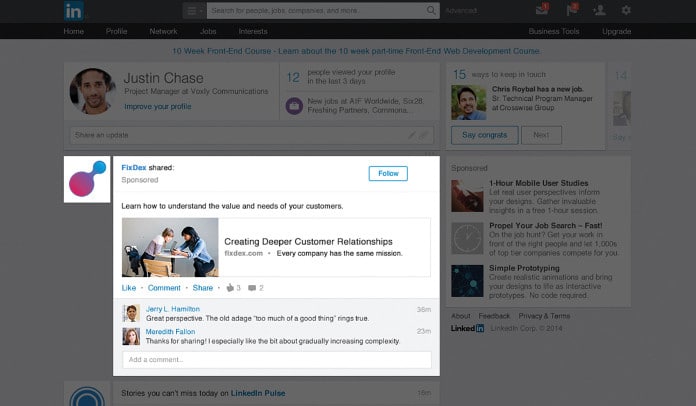 content sponsorisé linkedin ads content sponsorisé linkedin ads