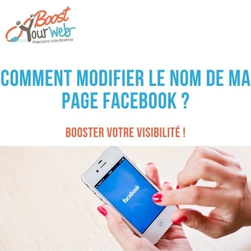 modifier nom page Facebook