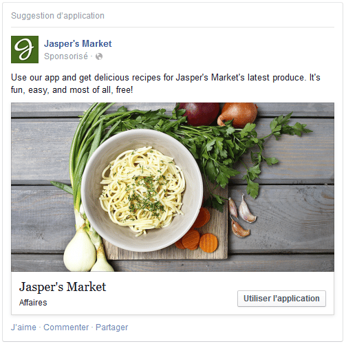 facebook ad formats