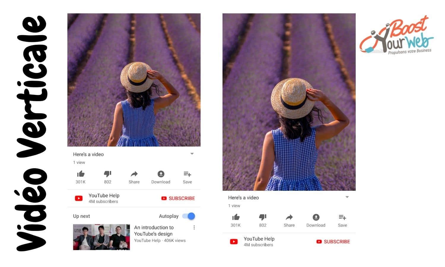 format vidéo YouTube iPhone