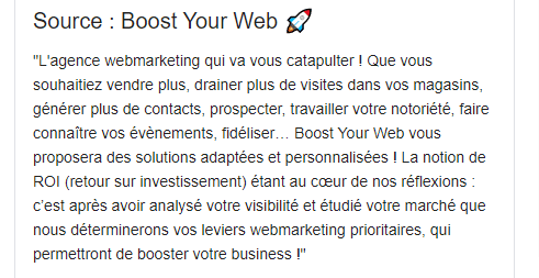 Fiche Google My Business