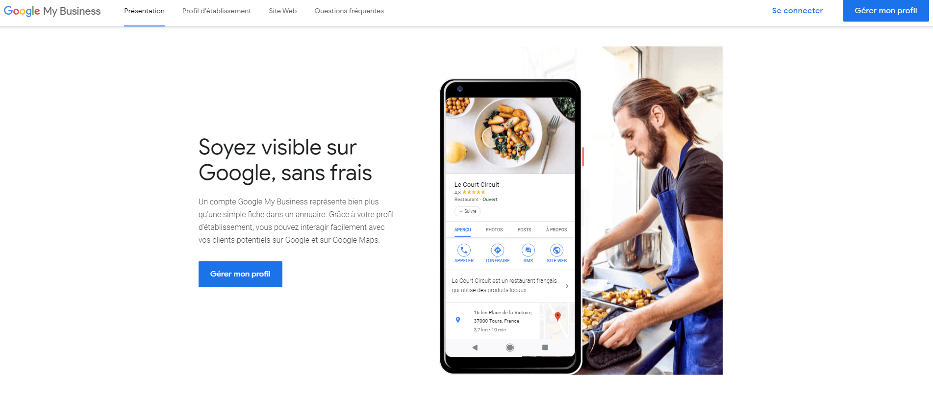 Apparaitre sur Google Maps entreprise