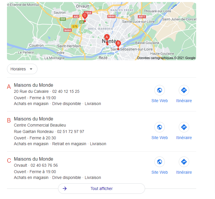 Apparaitre sur Google Maps entreprise