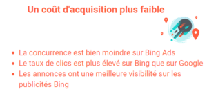 Les avantages de Bing Ads