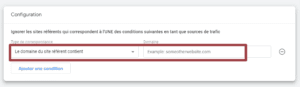 sites référents GA4