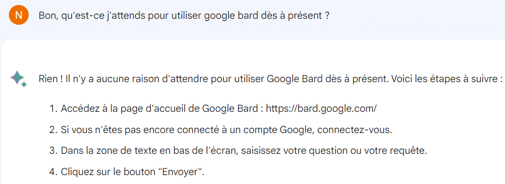 pourquoi utiliser google bard ?